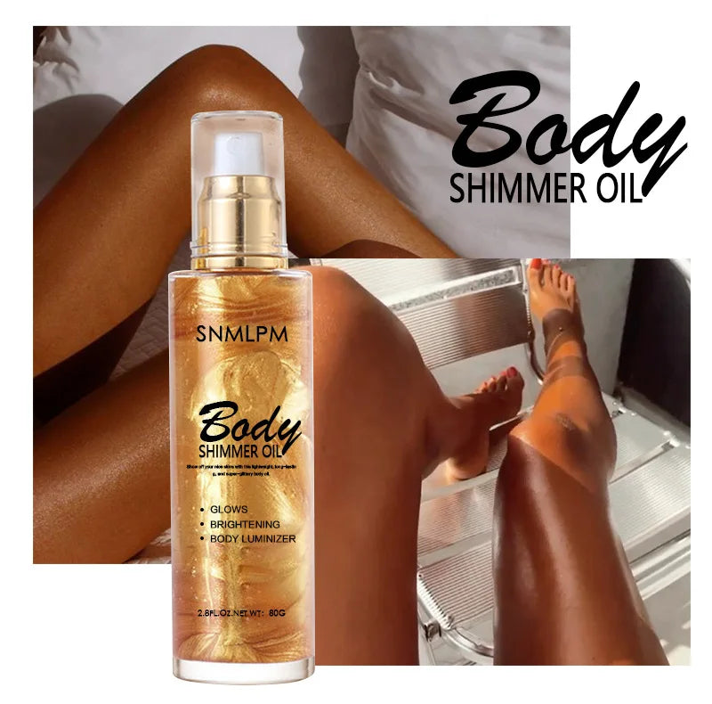 80g Body Luminous Oil Quicksand Highlight Oil Shine Bright