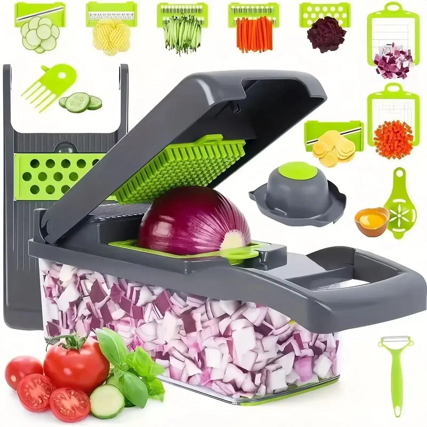 16/25 in 1 Multifunctional Vegetable Chopper Kitchen Tool