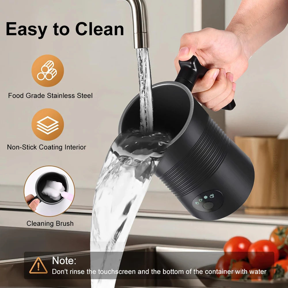 Electric Milk Frother 4 in 1 Machine for Coffee Latte Bliss