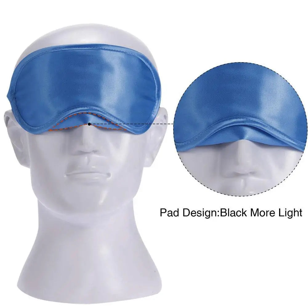 Lunch Break Sleep Eye Mask Satin Light Blocker Soft Cover