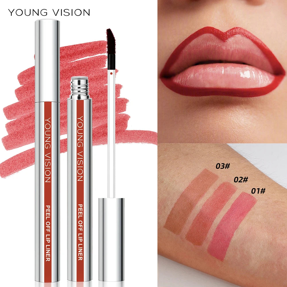 Young Vision Tear-Off Lip Liner Matte Smudge-Free Pencil