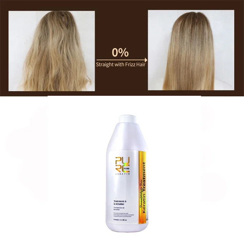 PURC Brazilian Keratin Hair Treatment for Smoothing Repair