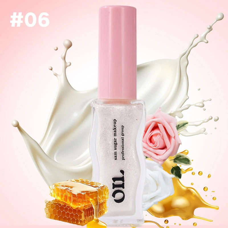 Water Light Honey Essence Lip Oil Gloss for Moisturized Lips