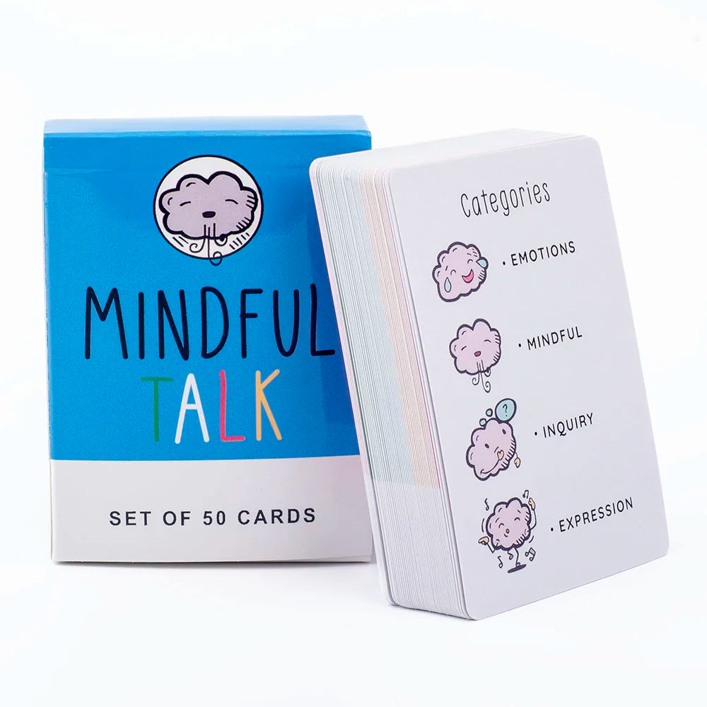 Mindful Talk Board Game Set Of 50 Meaningful Cards