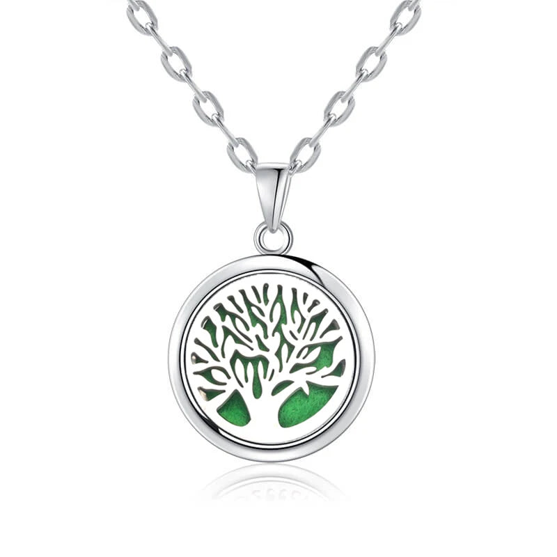 New Tree Of Life Aromatherapy Necklace Essential Oil Locket