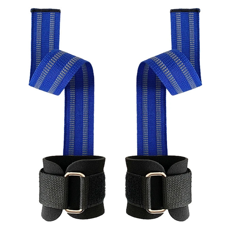 2 Pack Weight Lifting Wrist Straps Adjustable Support Grips