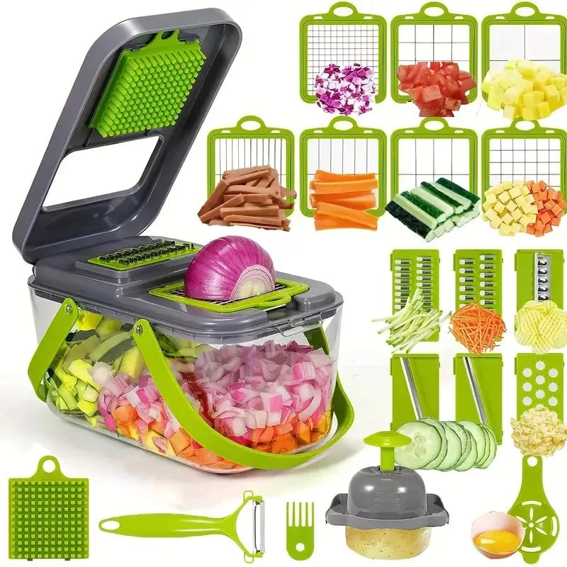 16/25 in 1 Multifunctional Vegetable Chopper Kitchen Tool