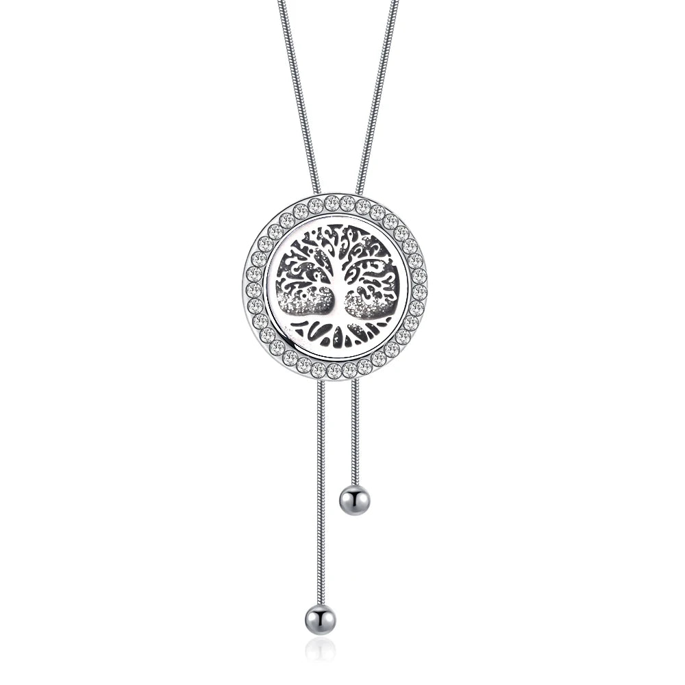 Fashion Adjustable Chain Aromatherapy Essential Oil Diffuser Necklace