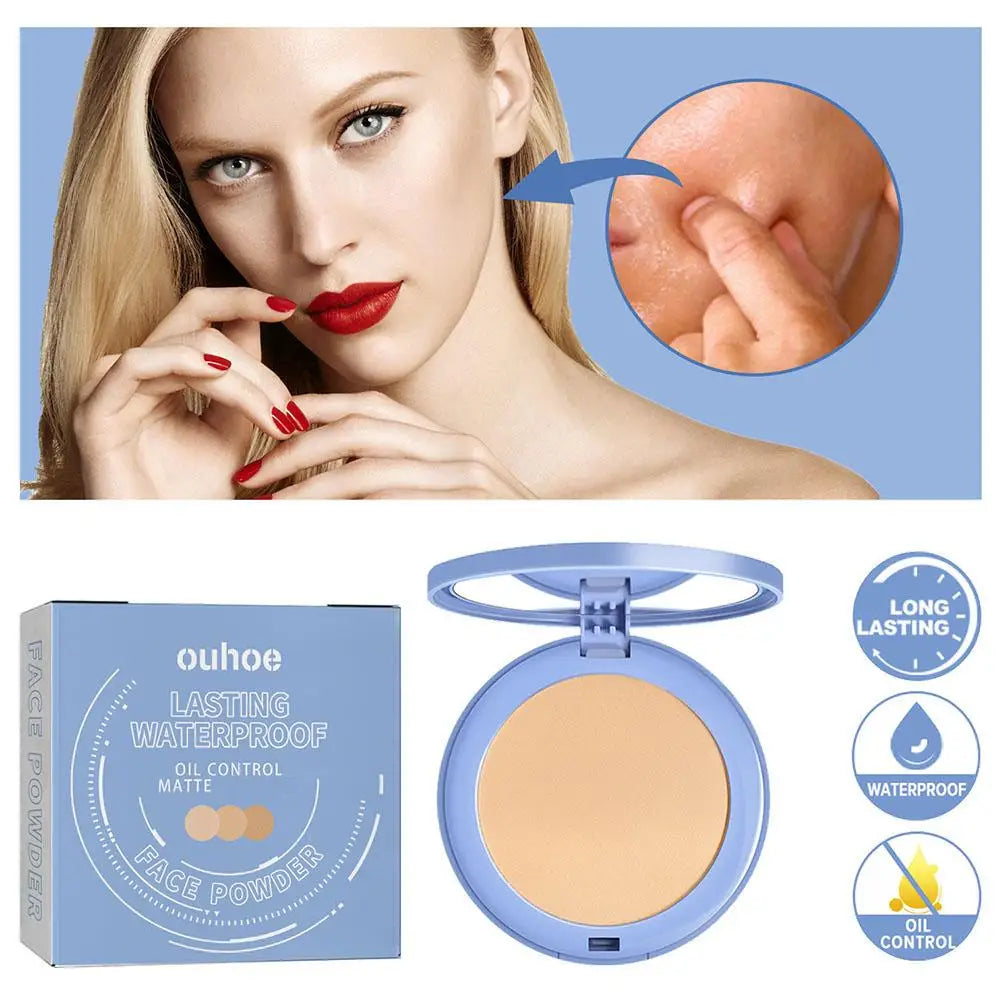 Sunscreen Powder Cosmetic Face Powder Waterproof Matte Makeup