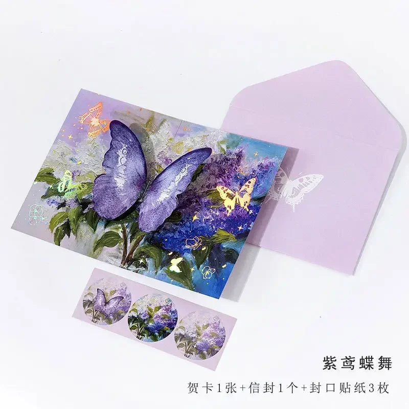 3D Butterfly Pop-Up Greeting Card for All Occasions