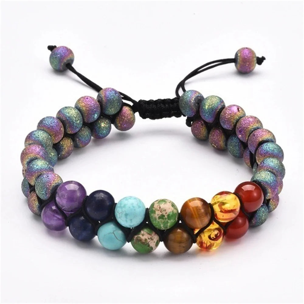 New 7 Chakra Treatment Crystal Bracelet for Meditation