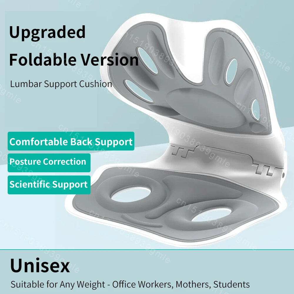 Foldable Lumbar Support Cushion for Back Pain Relief