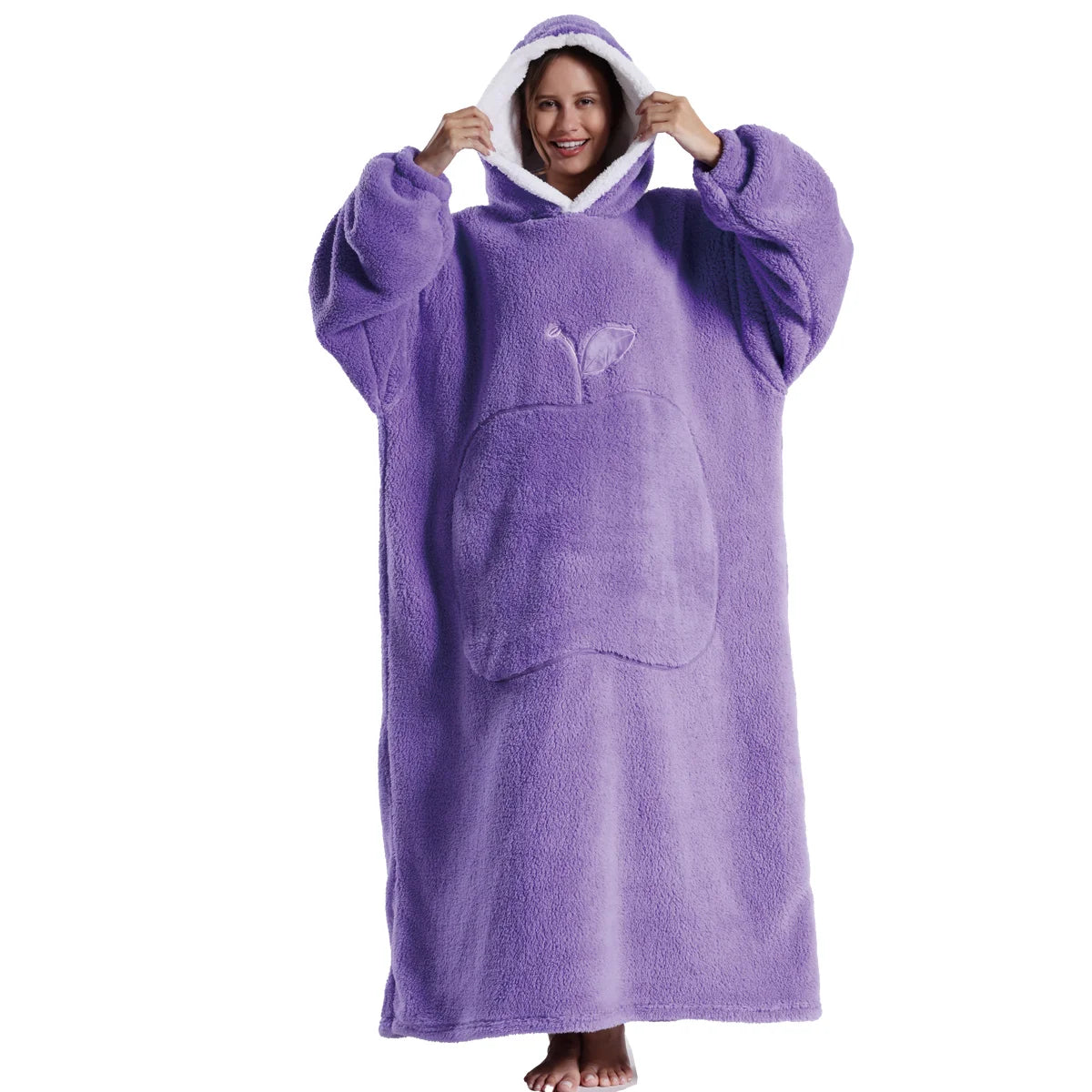 2024 Winter Oversized Wearable Blanket Hoodie for All