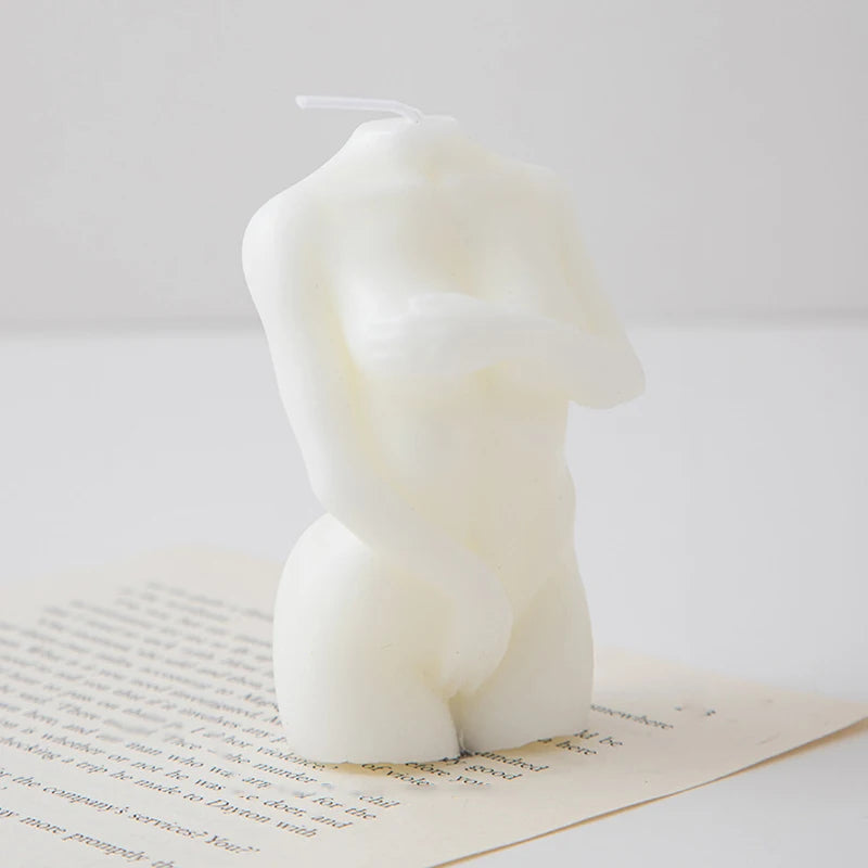 1PC Sexy Male Female Body Aromatherapy Candle 3D Naked Wax