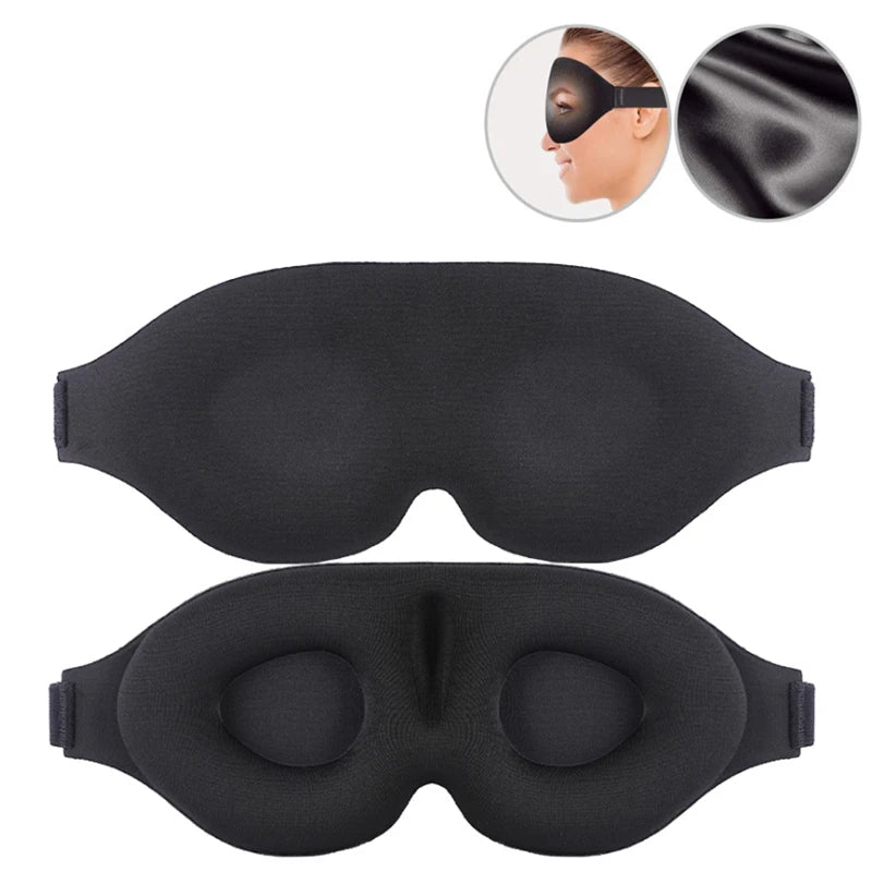 3D Sleep Mask Natural Sleeping Eye Mask Soft Portable Travel