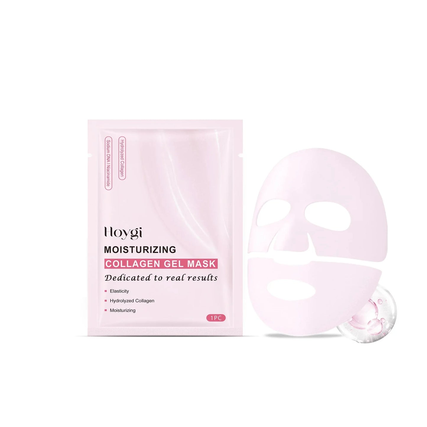 Pink Bio Collagen Gel Salmon Pdrn Face Mask Deep Hydrating