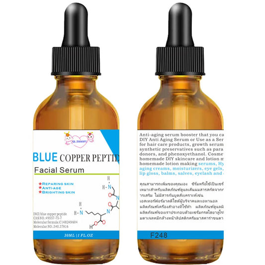 Blue Copper Peptide Stock Solution Facial Serum Skincare