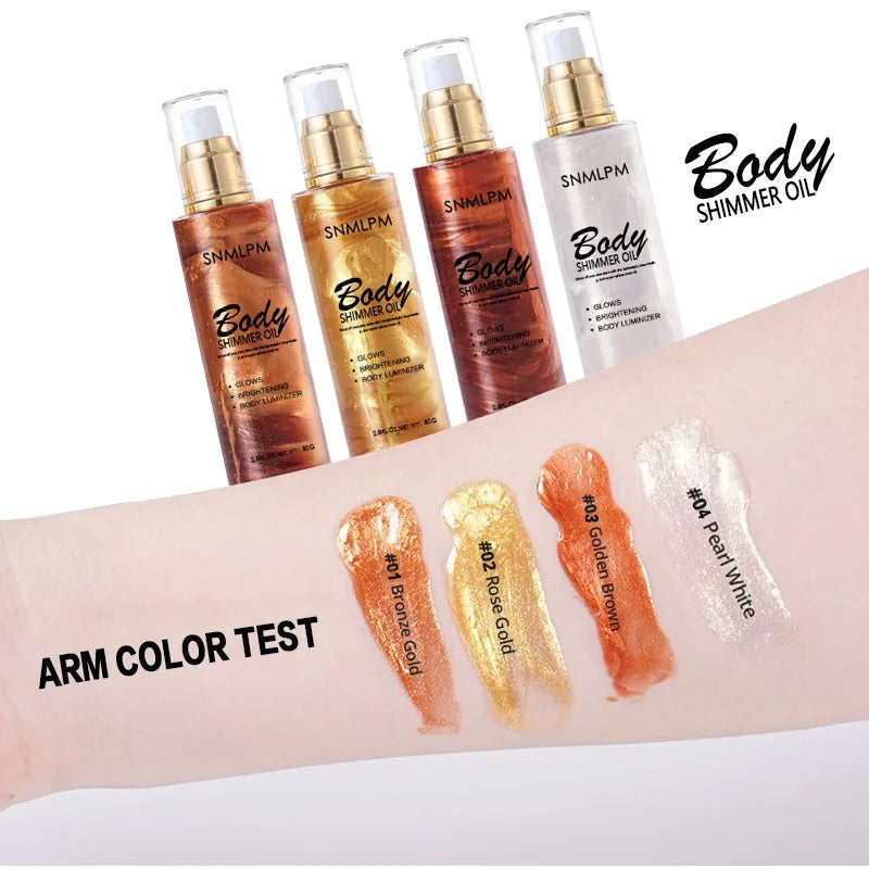 80g Body Luminous Oil Quicksand Highlight Oil Shine Bright