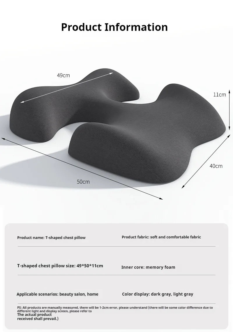 Memory Foam Breathable Head Pillow for Rest and Support