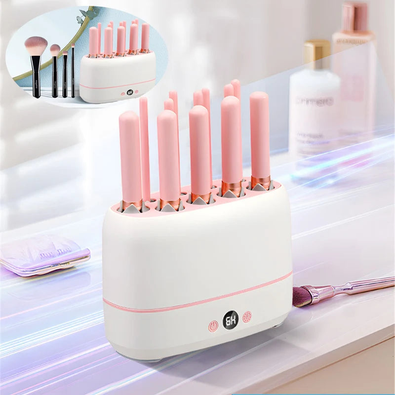 Electric Makeup Brushes Drying Machine 2 in 1 Cleaner Dryer