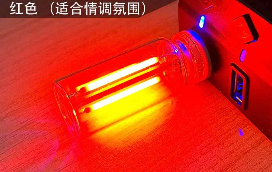 Creative USB Night Light Retro Tungsten Car Mood Light