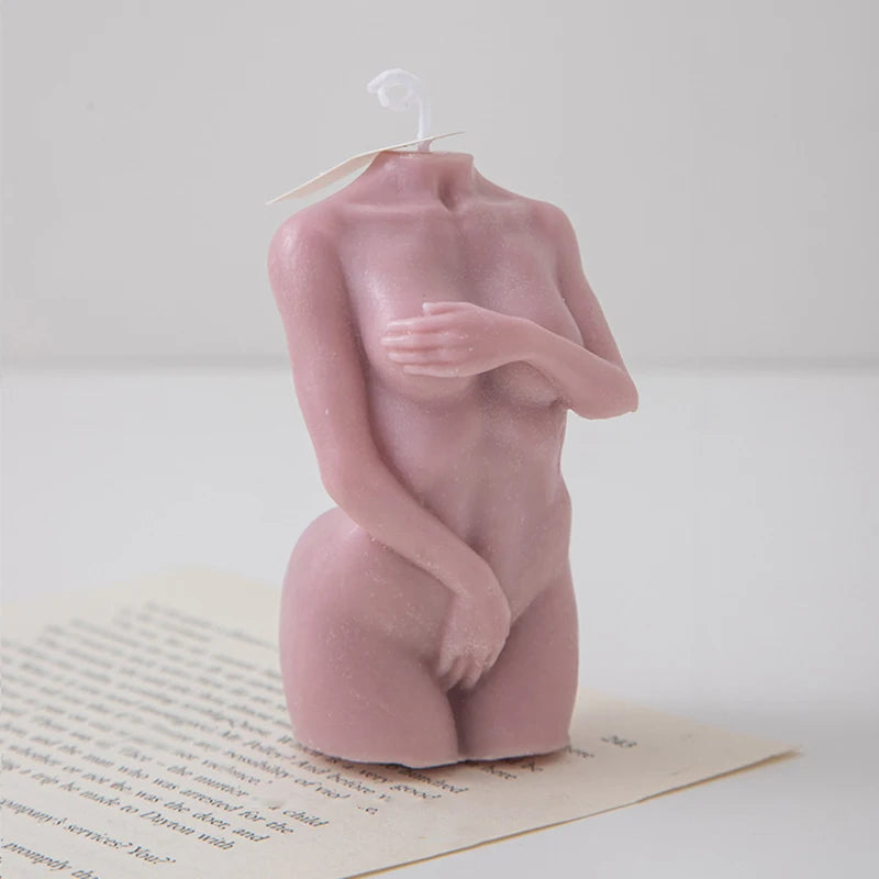 1PC Sexy Male Female Body Aromatherapy Candle 3D Naked Wax