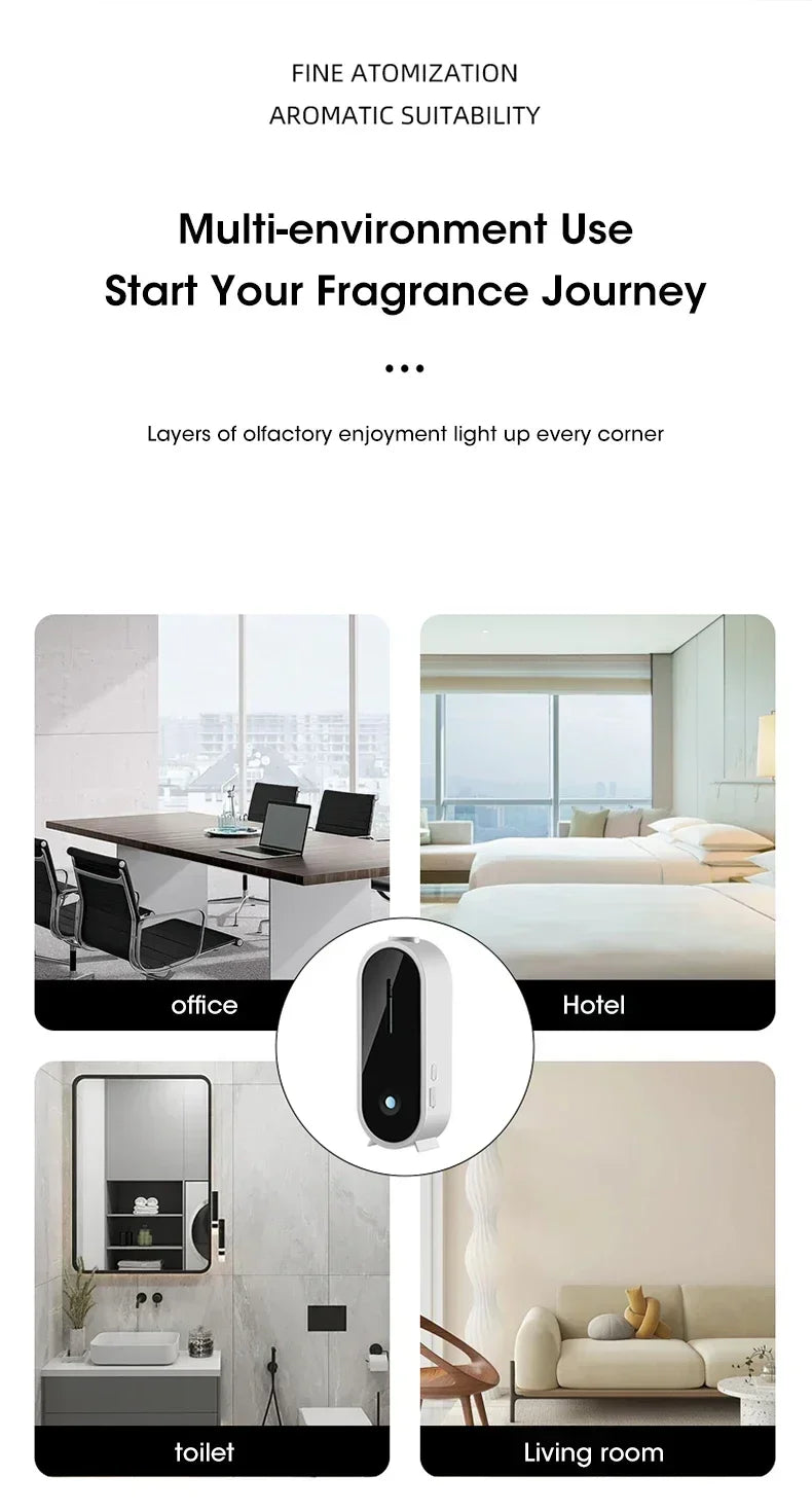 Wall Mounted Aroma Diffuser Smart Air Purifier Machine