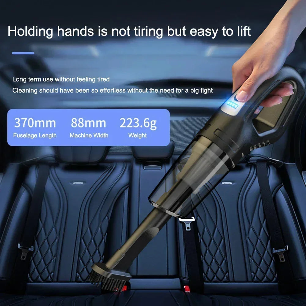 Wireless Car Vacuum Cleaner Handheld Portable High Suction