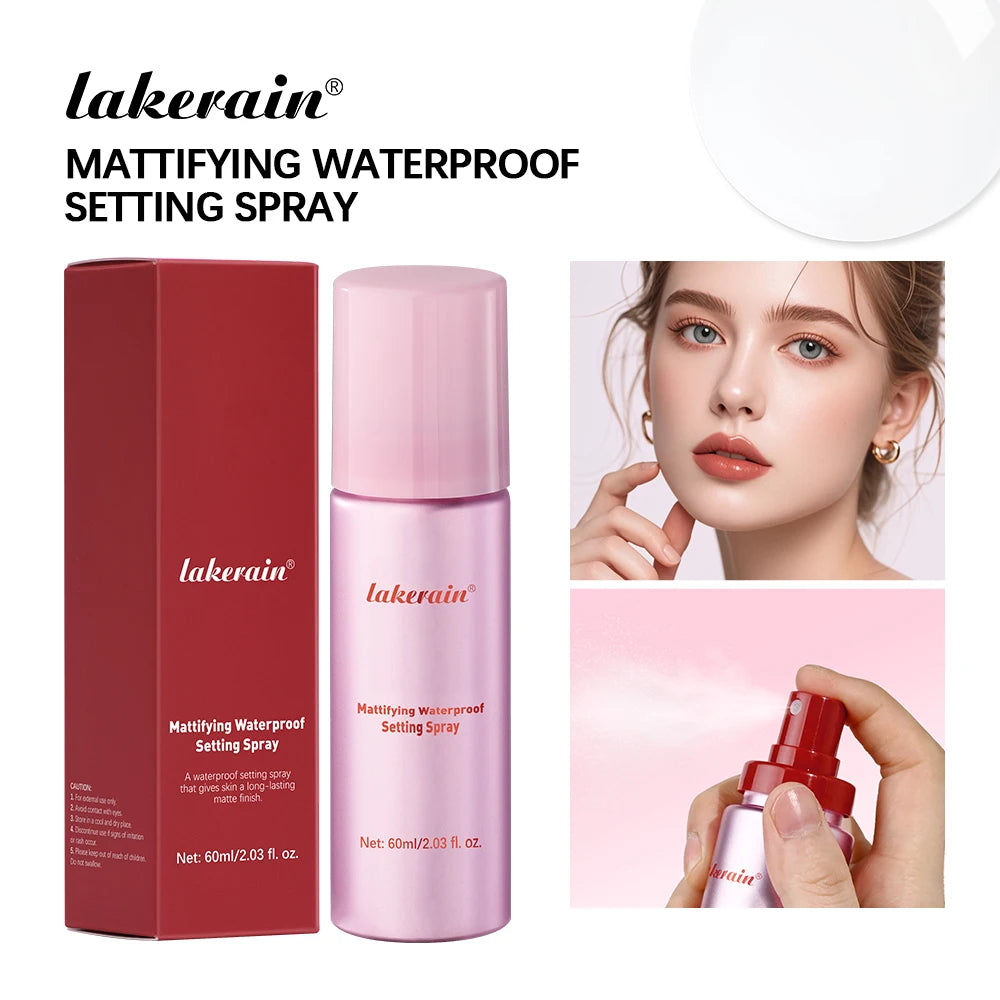 Mattifying Waterproof Setting Spray for All Skin Types