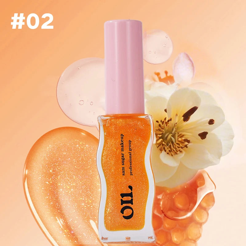 Water Light Honey Essence Lip Oil Gloss for Moisturized Lips