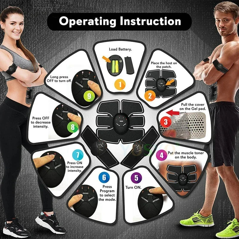 Electric Muscle Stimulator EMS Wireless Hip Trainer Massager