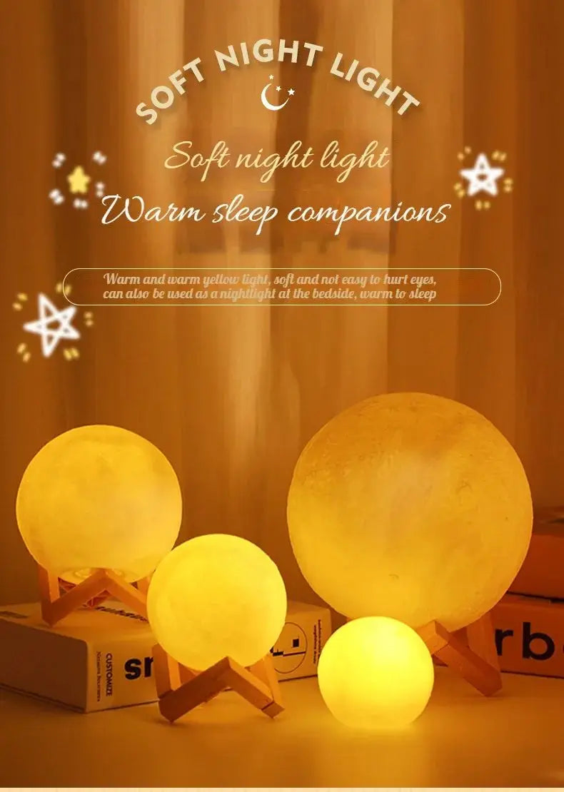 Hot Selling Moon Light Night Lamp for Romantic Room Decor