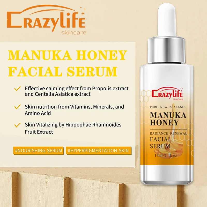 Manuka Honey Gold Face Serum Moisturizing Anti-Wrinkle Essence