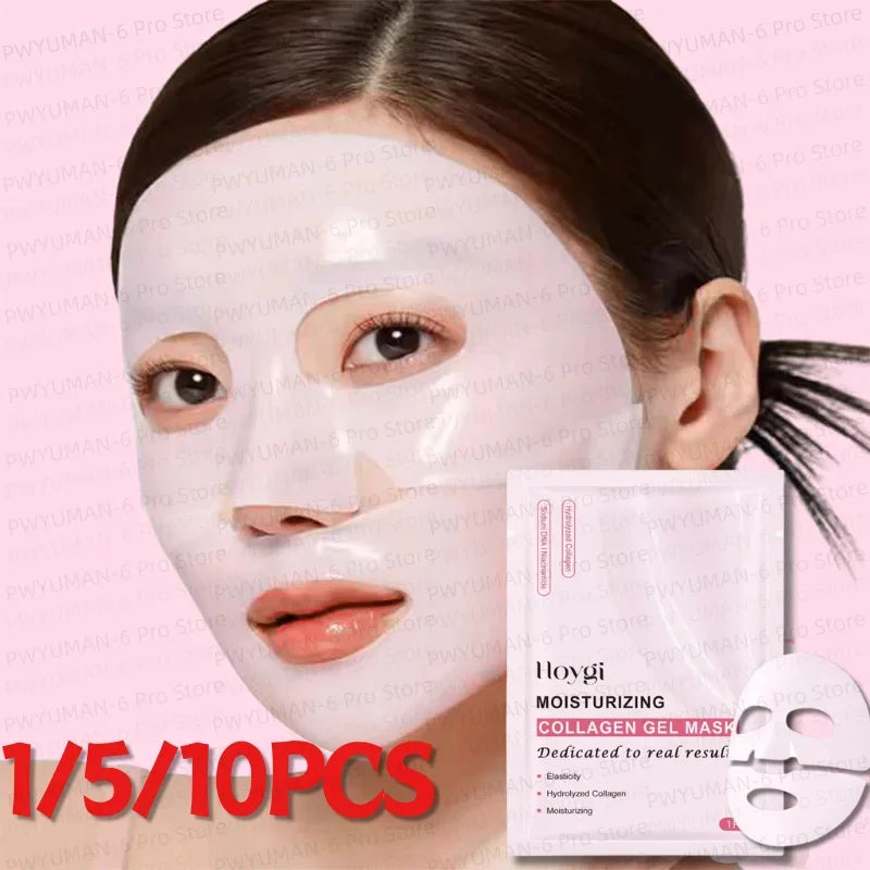 Pink Bio Collagen Gel Salmon Pdrn Face Mask Deep Hydrating