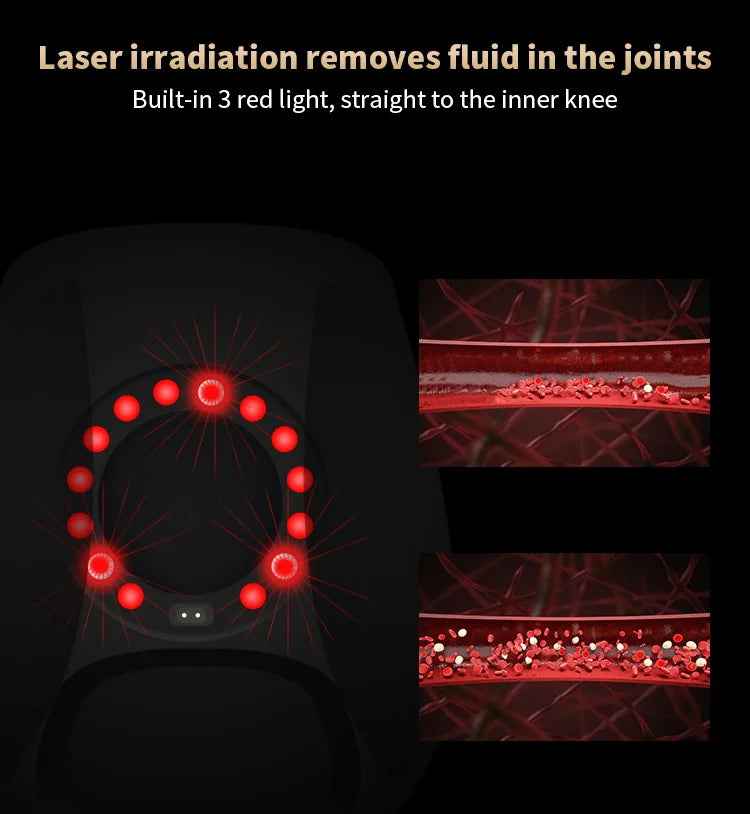 Knee Massager Infrared Heat and Vibration Pain Relief