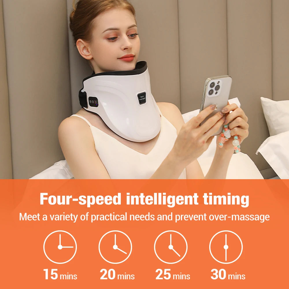 Electric Air Pressure Neck Brace with Remote Control Health Care