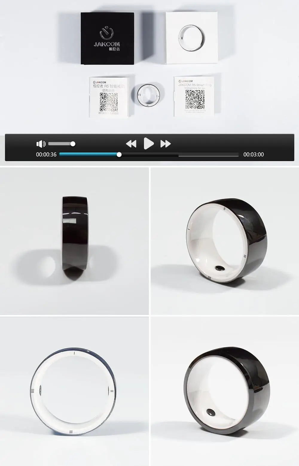 JAKCOM R5 Smart Ring New Product of Consumer Electronics Wearable