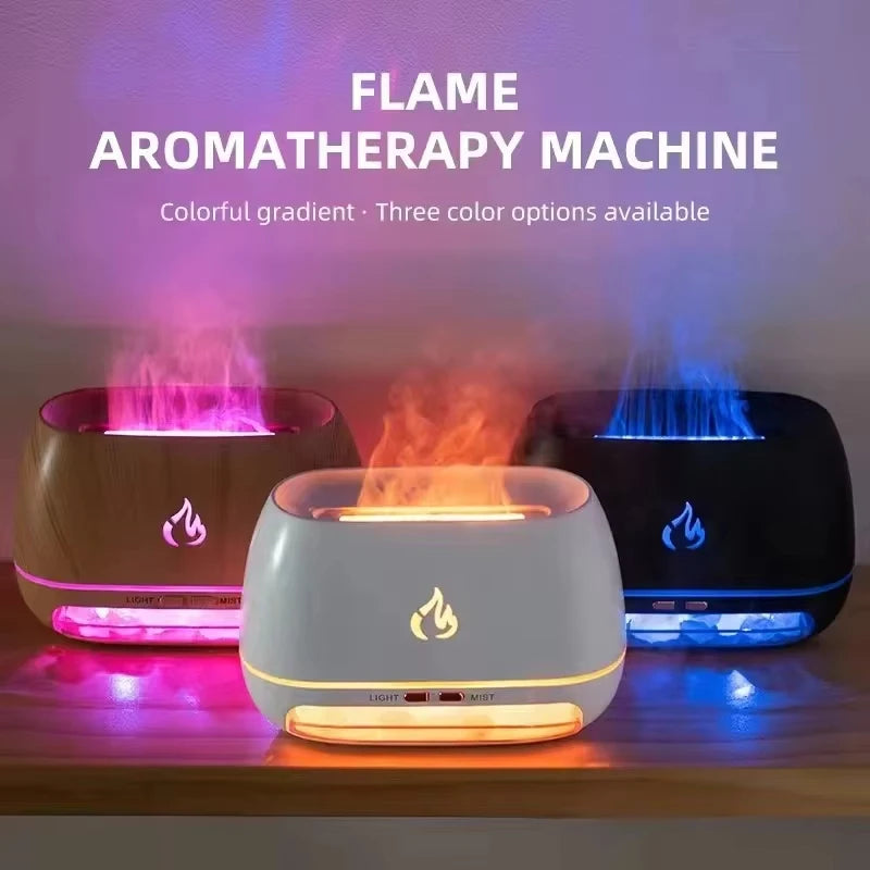 New Himalayan Crystal Salt Stone Aroma Humidifier with 3D Night Light