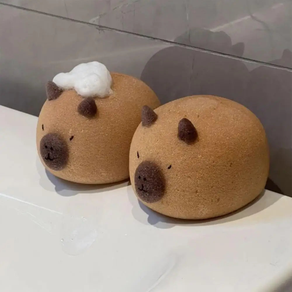 Wash Blistering Capybara Bath Sponge Ball Cute Cartoon Animal