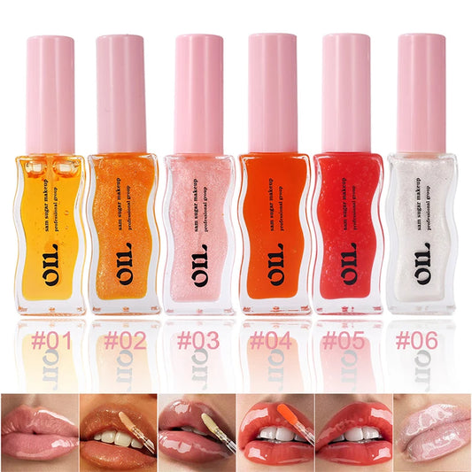 Water Light Honey Essence Lip Oil Gloss for Moisturized Lips