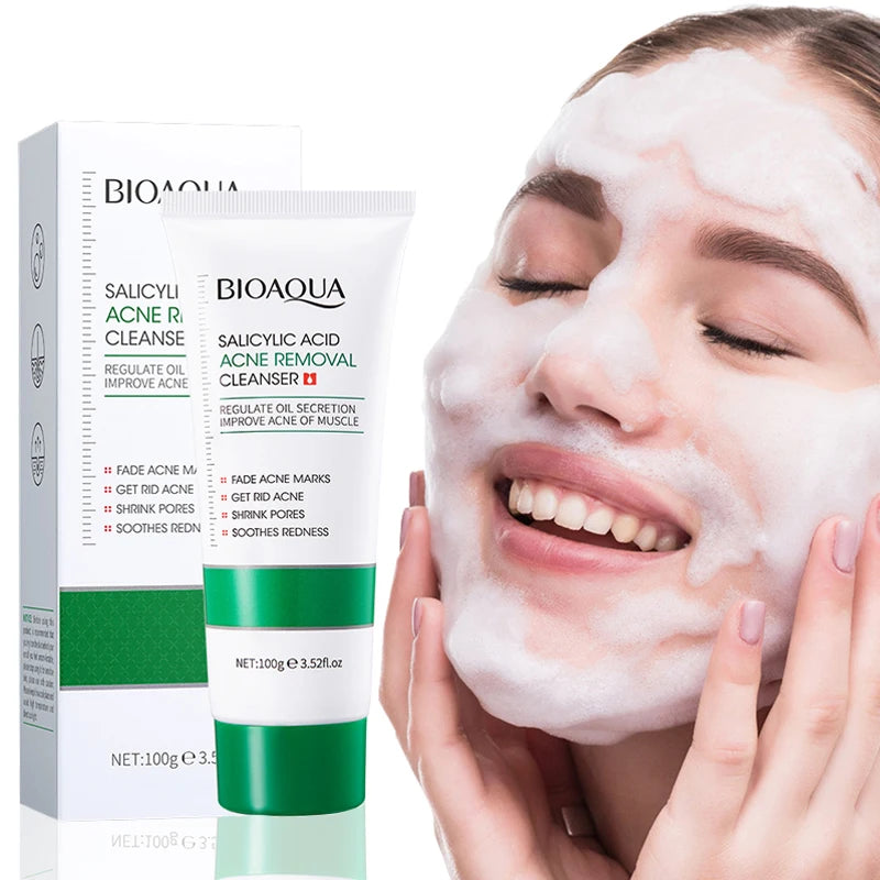 BIOAQUA Salicylic Acid Facial Cleanser For Acne Control