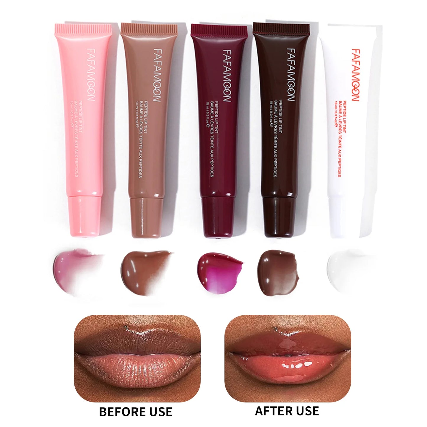 5 Color Moisturizing Mirror Lip Gloss Plumping Lip Oil