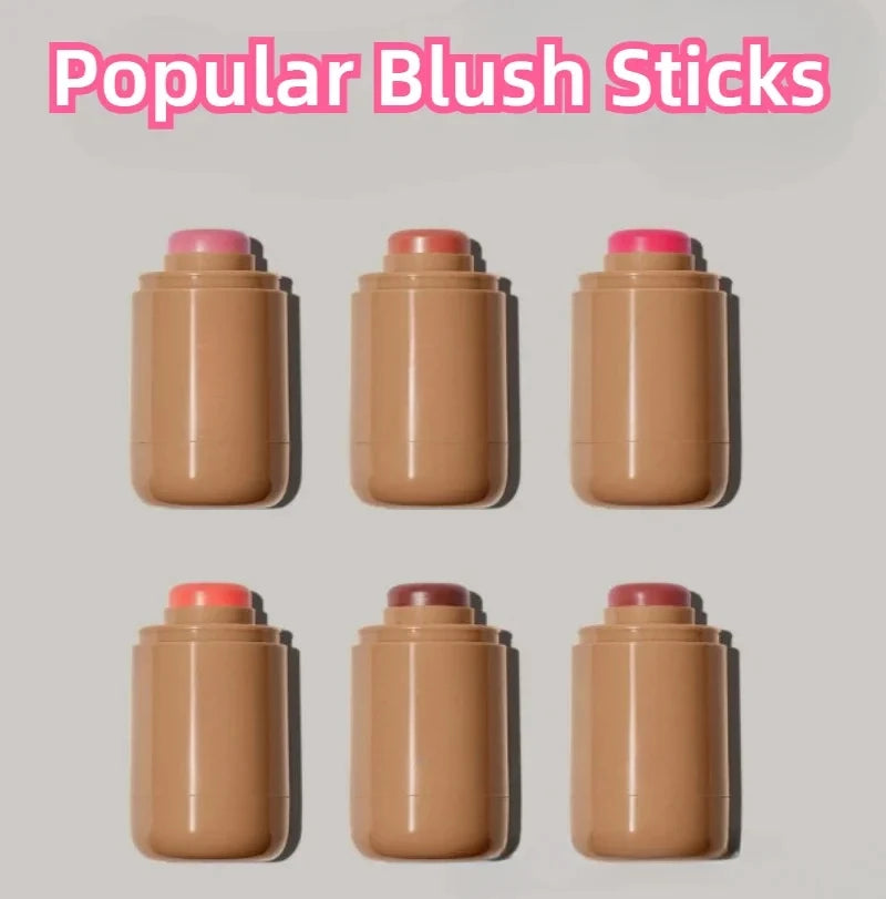 6Colors Pocket Blush Makeup Stick Beauty Cosmetics Piggy Freckle