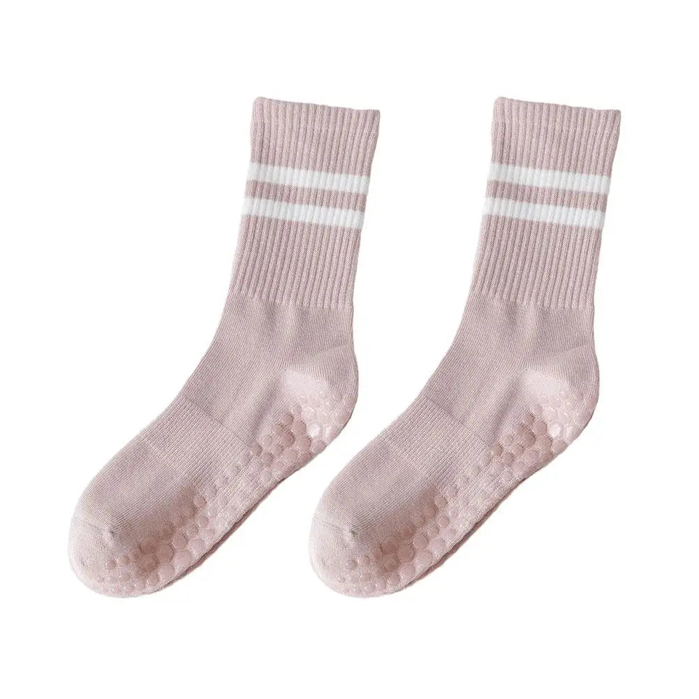 8 Colors Sports Socks Cotton Mid-tube Bottom Non-slip Yoga