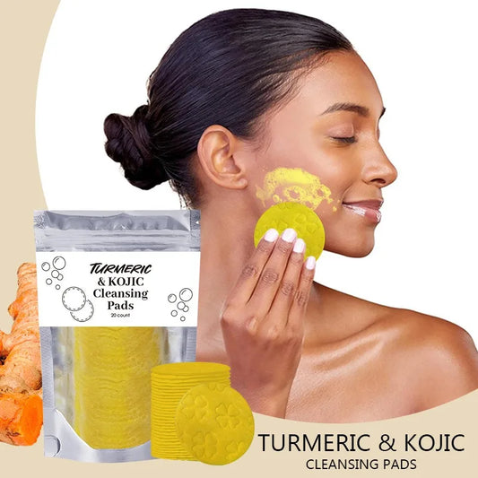 Turmeric Cleansing Pads Kojic Acid Helps Balance Skin Oil