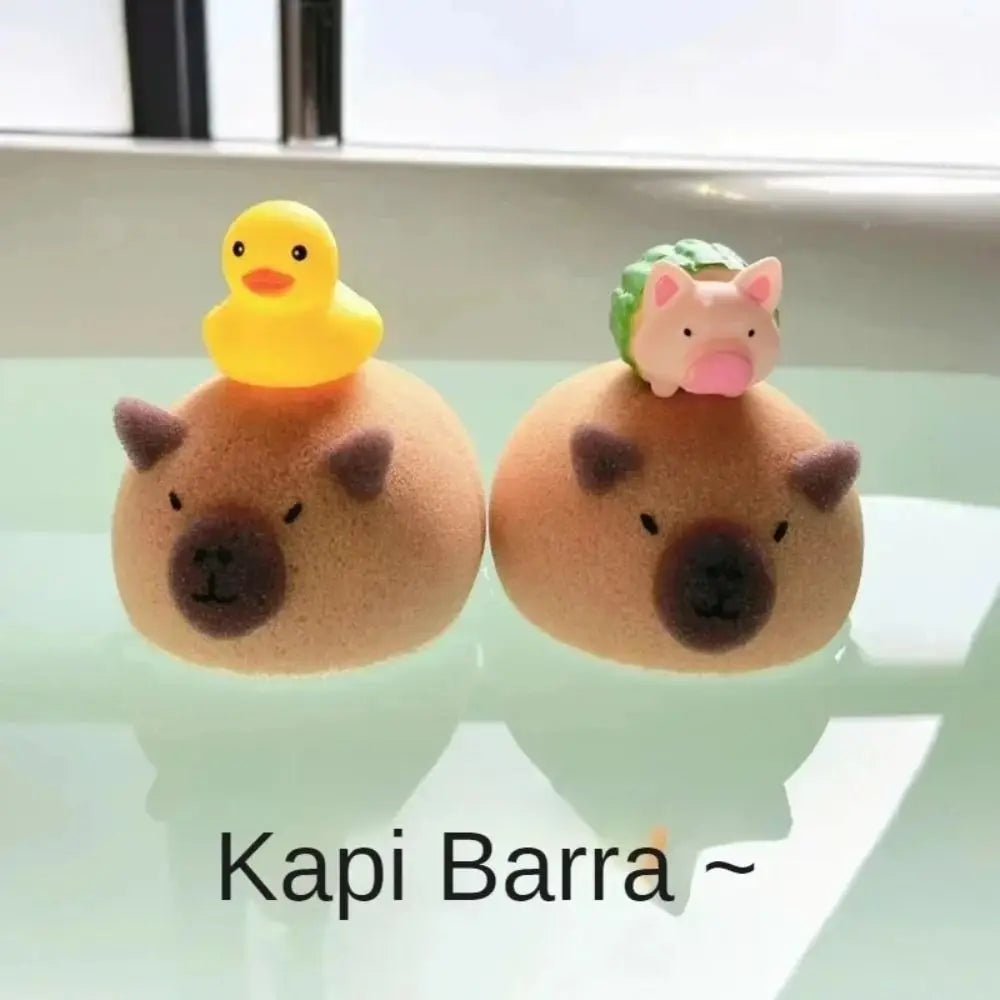 Wash Blistering Capybara Bath Sponge Ball Exfoliate Brushes