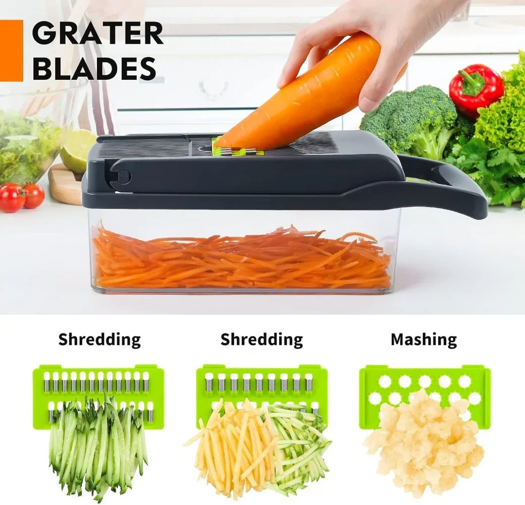 16/25 in 1 Multifunctional Vegetable Chopper Kitchen Tool