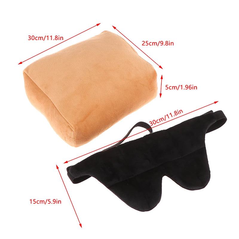 3D Sleep Eye Mask And Headrest Blackout Sleeping Aid