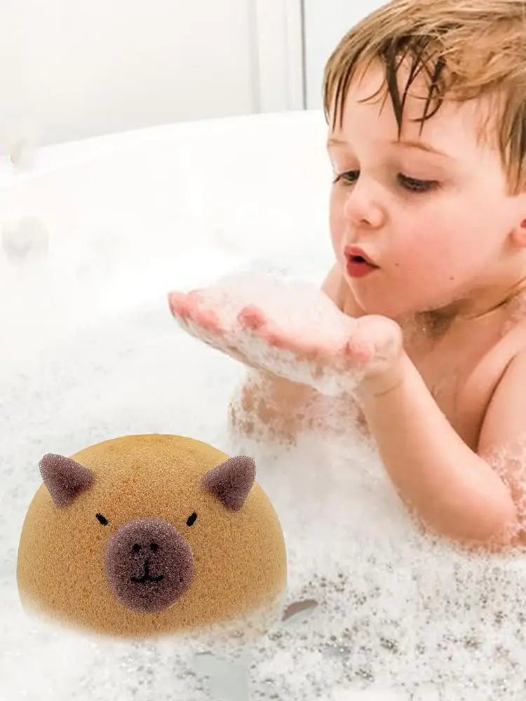 Wash Blistering Capybara Bath Sponge Ball Cute Cartoon Animal