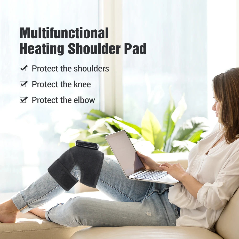 Electric Heating Knee Massager Far Infrared Pain Relief